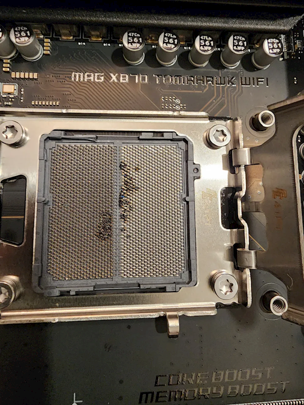 銳龍7 9800X3D首次燒毀：微星官方回應正在調查