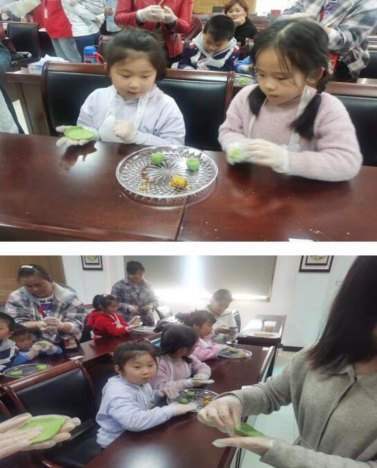 東善橋社區(qū):清明樂融融 親子包青團(tuán)