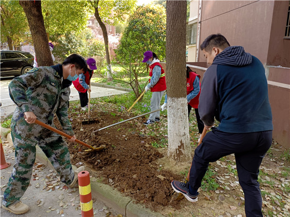 馨康苑社區(qū)開展“牽手共建”綠化修補(bǔ)行動(dòng)