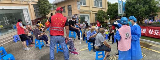 防疫有我 請您放心！三界村高效率完成第三次核酸檢測