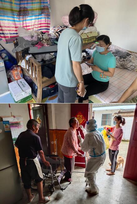 荊劉村方芳：亮麗“網(wǎng)格藍”守好疫情防控“責(zé)任田”